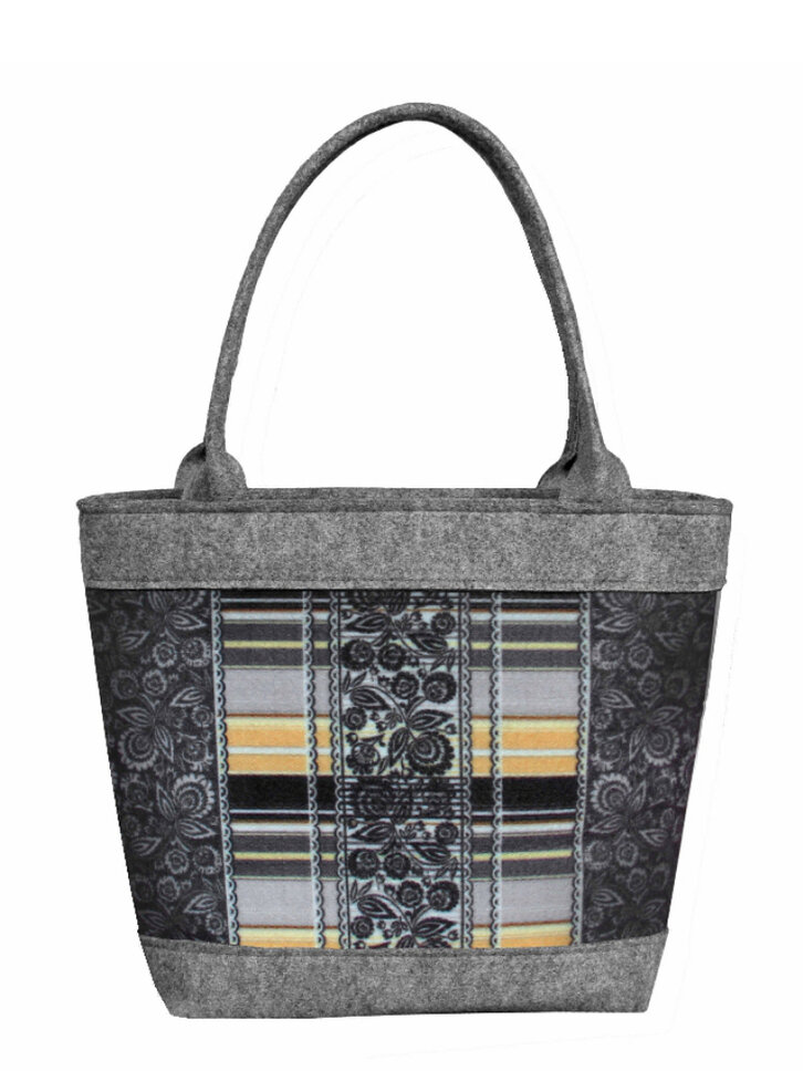 Hľadáte originálny a nezvyčajný darček? Obdarovaného zaručene prekvapí Dámska filcová kabelka Polo Koronka