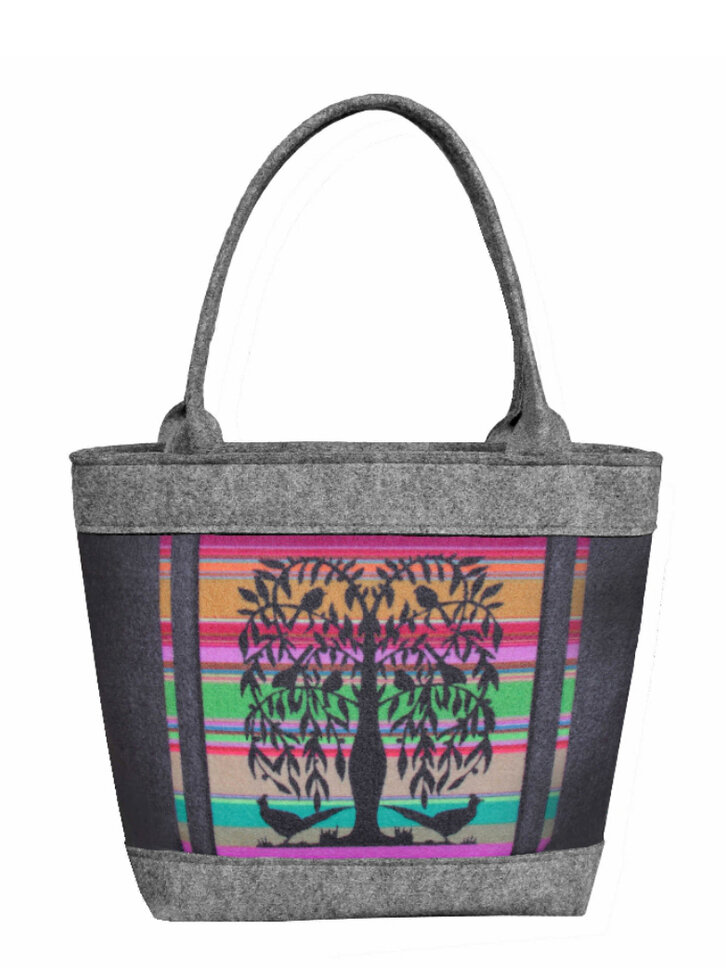 Hľadáte originálny a nezvyčajný darček? Obdarovaného zaručene prekvapí Dámska filcová kabelka Polo Strom