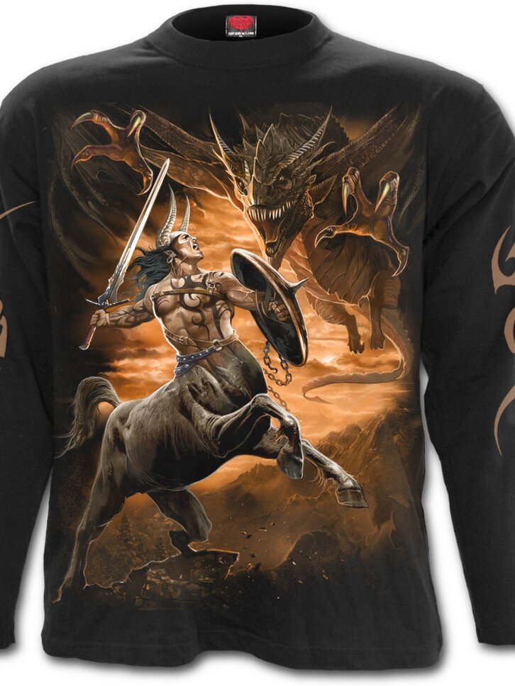 Výjimečný dárek od Dedoles Dlouhý rukáv s motivem Kentaur bojovník