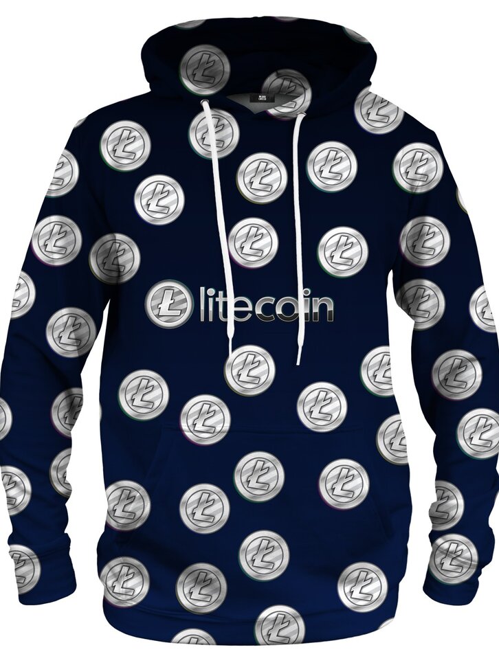 pro dokonalý a originální outfit Mikina s kapucí Litecoin