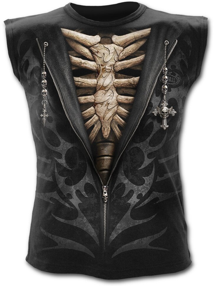 Pre dokonalý a originálny outfit Pánske tielko s motívom Oblek smrti