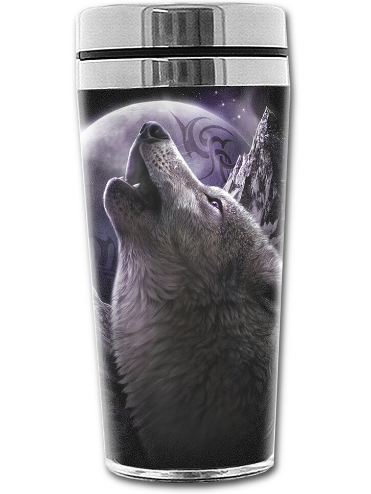 Výpredaj Termopohár  s motívom Tvár vlka