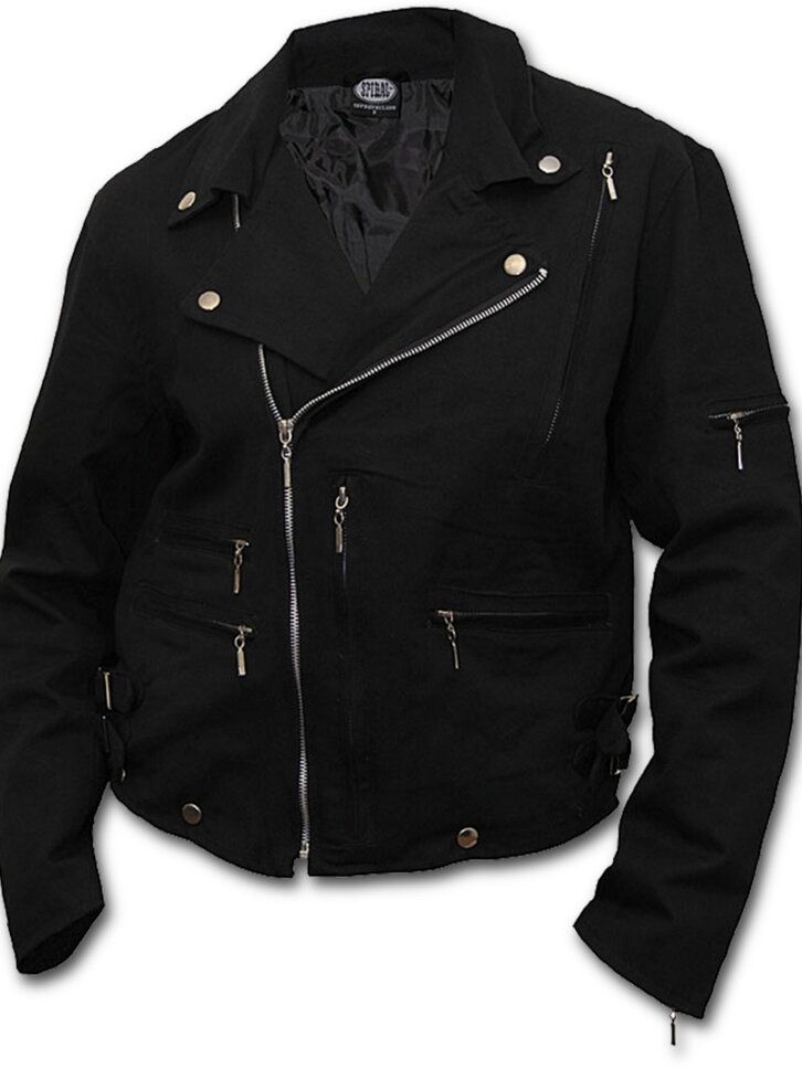 Pre dokonalý a originálny outfit Motorkárska Bunda Denim Čierna