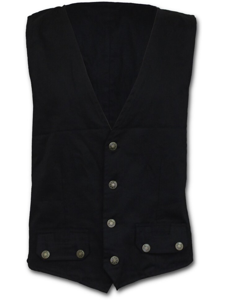 Lifestyle foto Pánska vesta Čierna