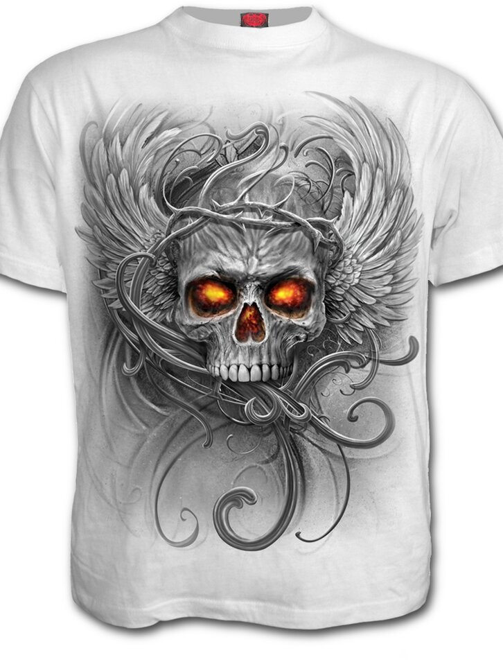 Dedoles oryginalny prezent T-shirt white with design Roots of Hell