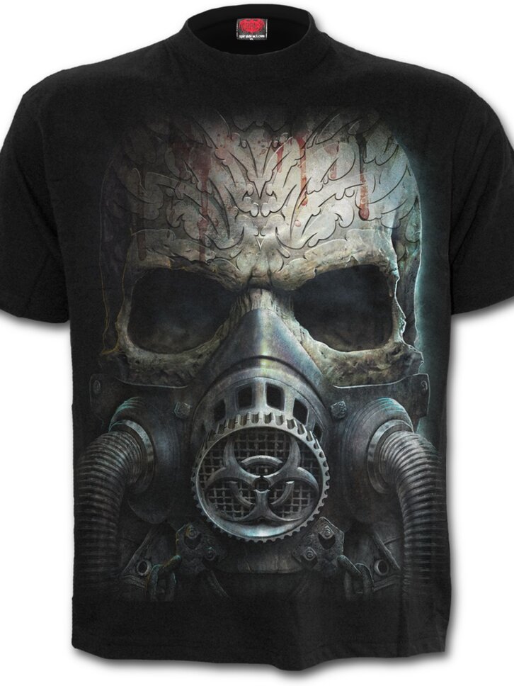 Výpredaj Tričko s motívom Lebka s maskou