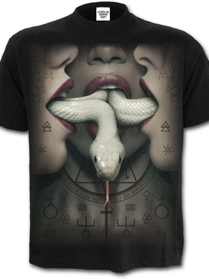 Pre dokonalý a originálny outfit Tričko s motívom American Horror Story Coven - Snakemouth