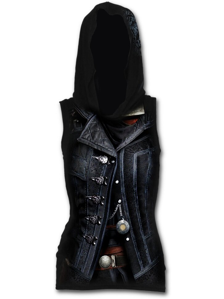 Lifestyle fotó Női póló kapucnival Assassins creed Syndicate Evie