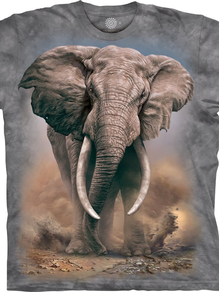 Eredeti ajándék a Dedolestől Rövid ujjú póló Dühös elefánt