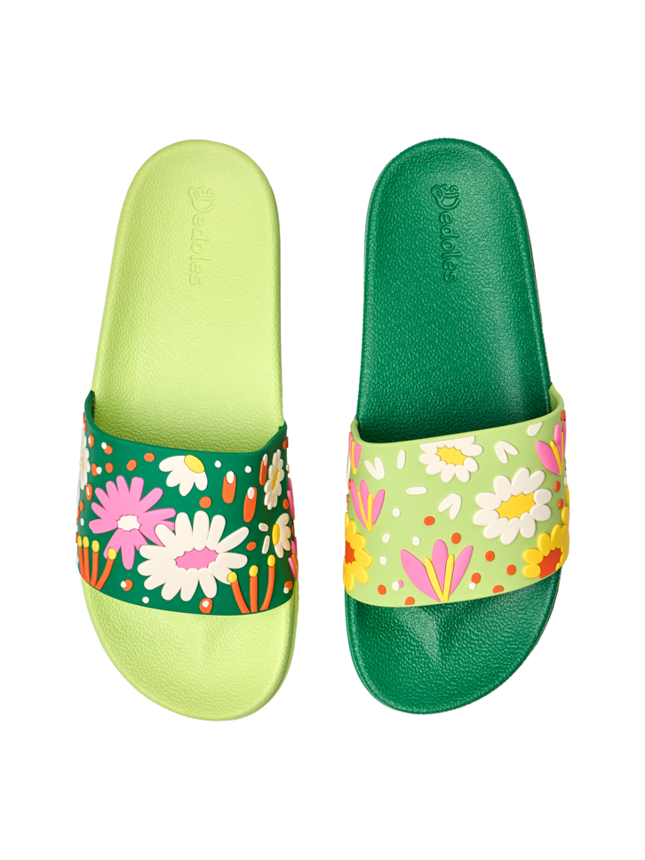 Kedvezmény Vidám gyerekpapucs Virágoskert