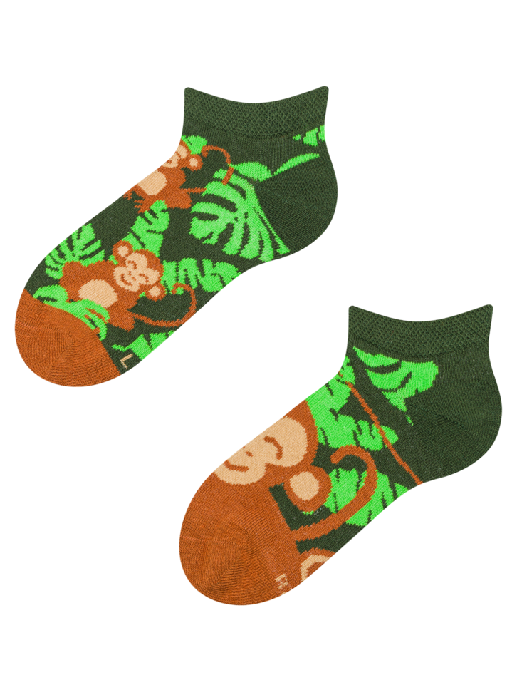 Kedvezmény Vidám gyerek bokazokni Kicsi majom