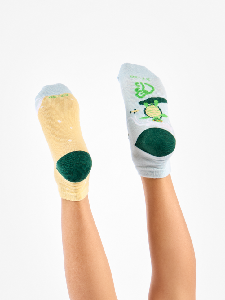 Výpredaj Calzini alla caviglia Buonumore per bambini Tartaruga surfista