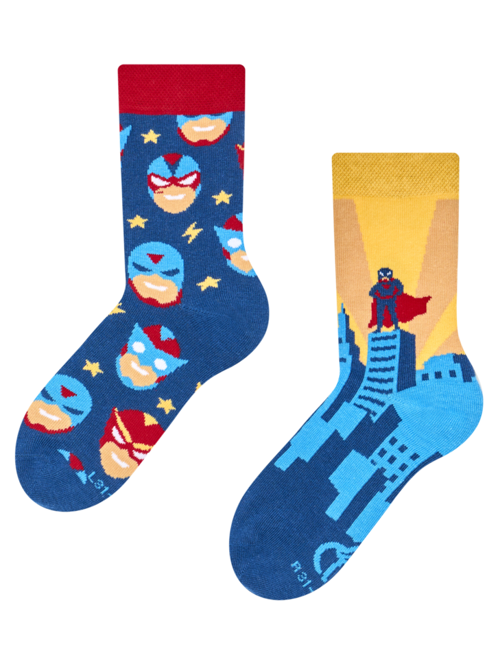 ОТСТЪПКА Весели детски чорапи Супергерой