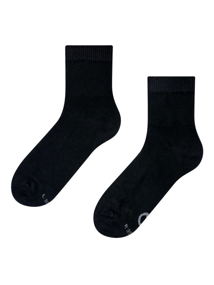 ОТСТЪПКА Антистрес дълги чорапи в наситено черно