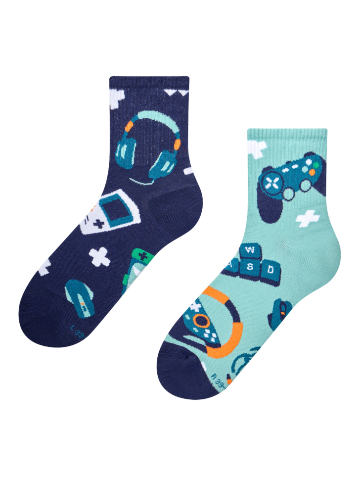 pro dokonalý a originální outfit Lýtkové ponožky Herní svět