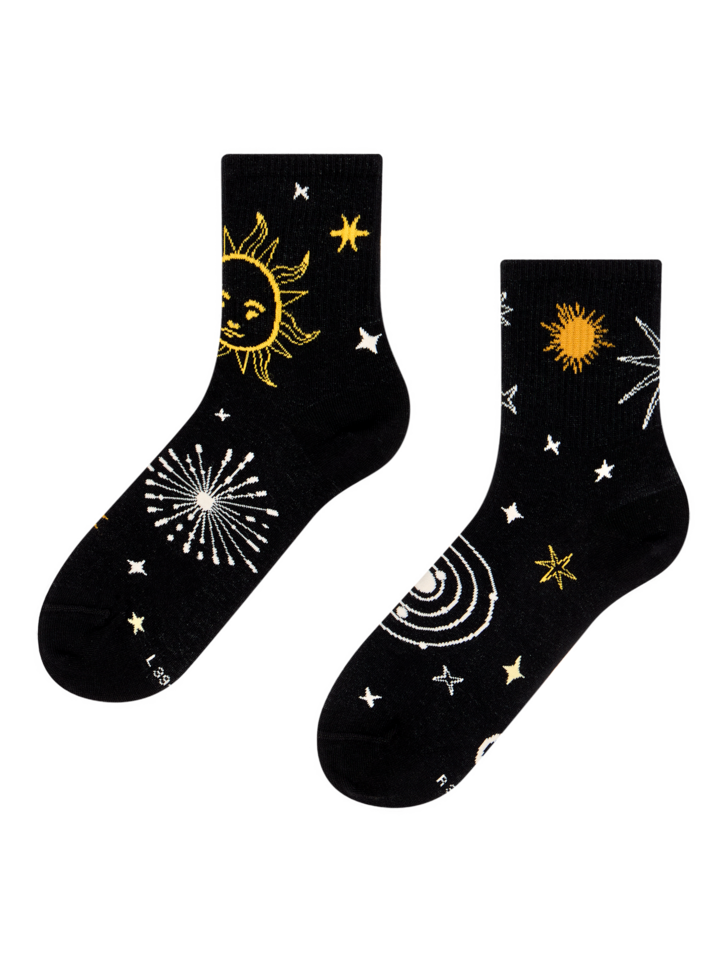 a tökéletes és egyedi ruházathoz Vidám vádlizokni Csillagjegyes égbolt