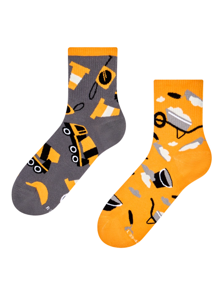 Výpredaj Veselé lýtkové ponožky Stavbár