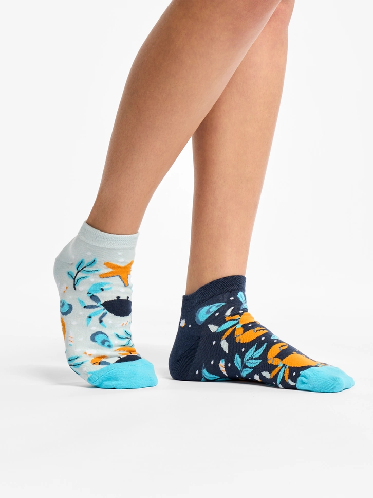 Hľadáte originálny a nezvyčajný darček? Obdarovaného zaručene prekvapí Členkové ponožky Morský krab