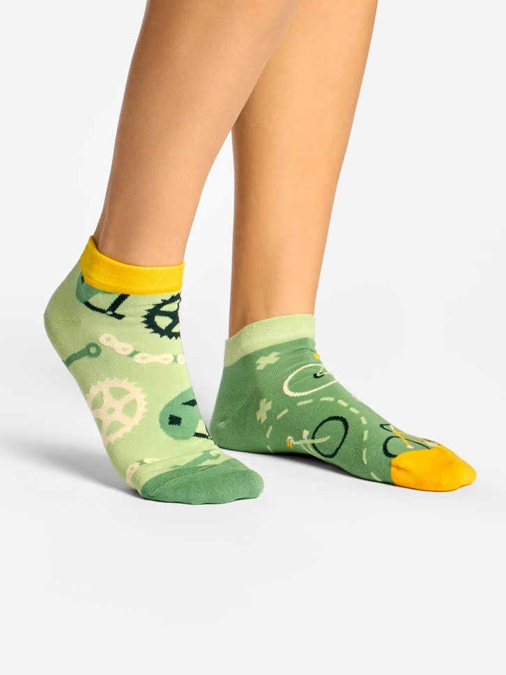 Lifestyle foto Весели къси чорапи Велосипед