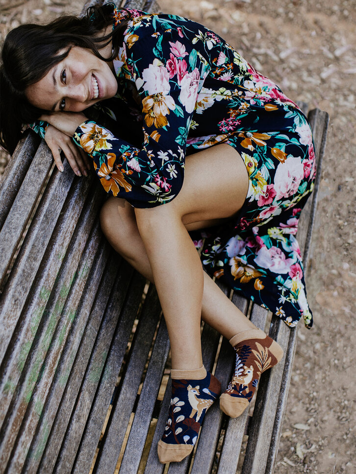 Výnimočný darček od Dedoles Весели къси чорапи Сърна