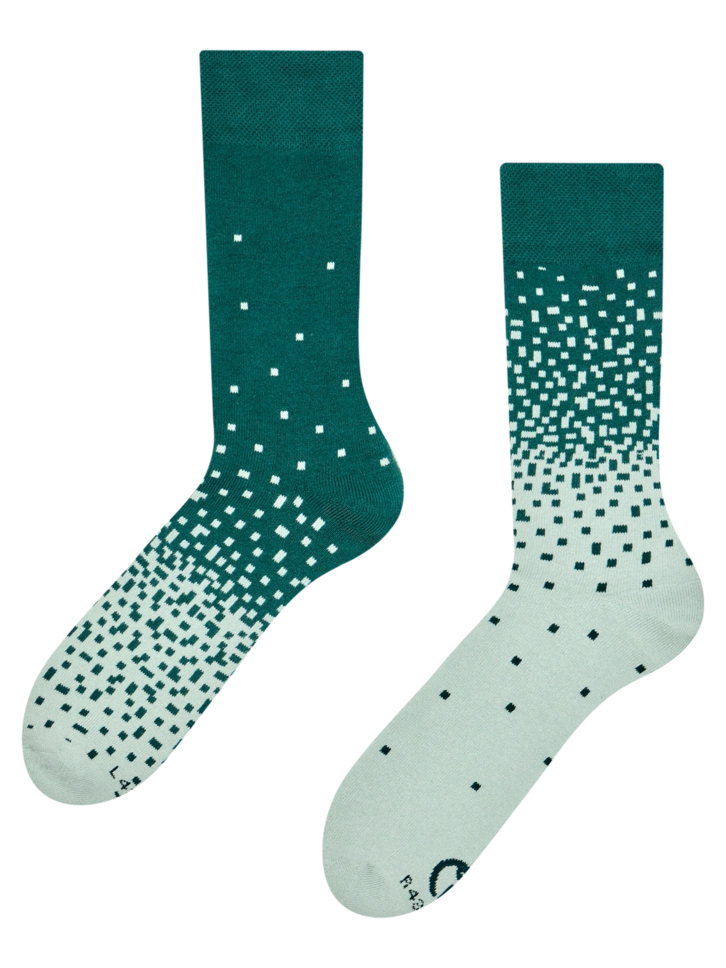 Obrázok produktu Chaussettes chaudes vert foncé et vert clair