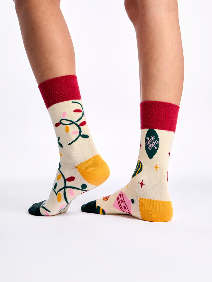 Lifestyle foto Calzini Buonumore Addobbi natalizi