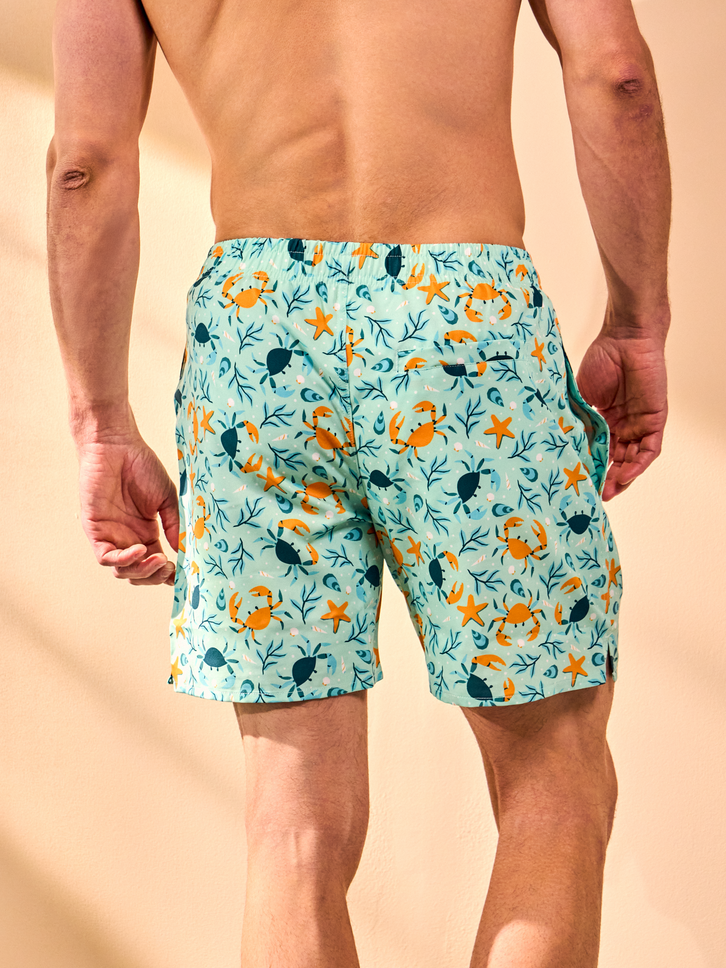 Pre dokonalý a originálny outfit Весели мъжки плувни шорти Морски рак