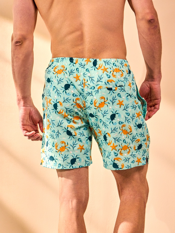 Pre dokonalý a originálny outfit Vesele muške kupaće hlače Morski rak