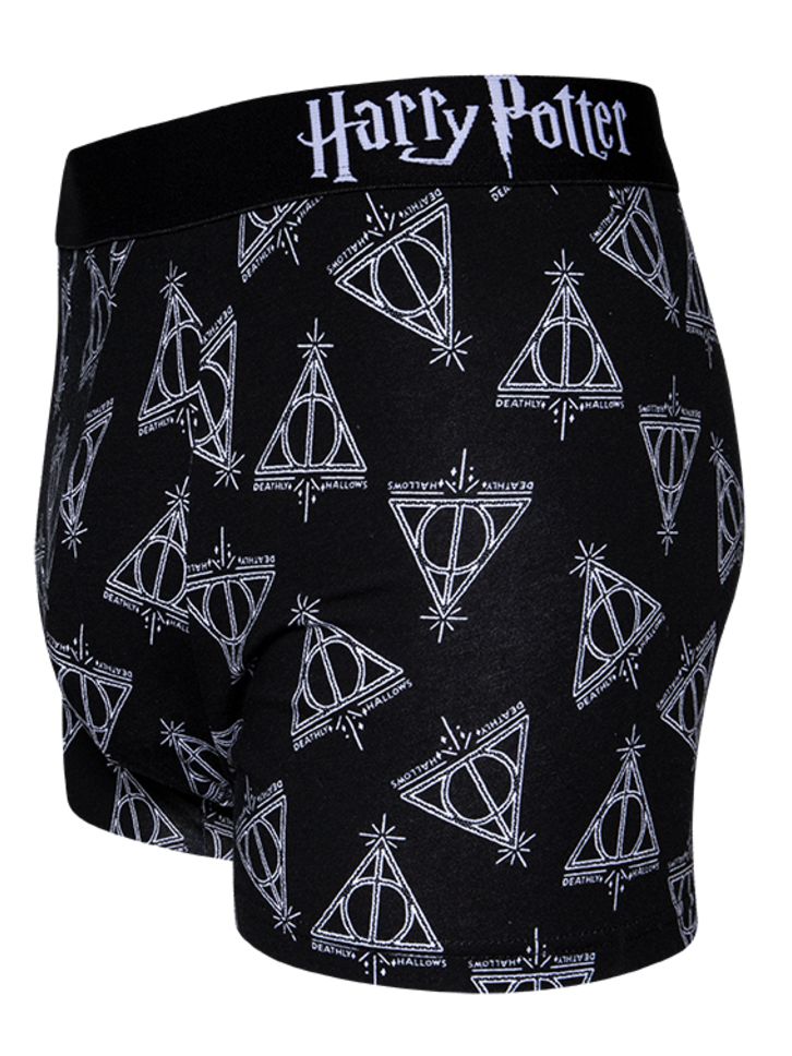 Pre dokonalý a originálny outfit Весели мъжки боксерки Harry Potter ™ Даровете на смъртта