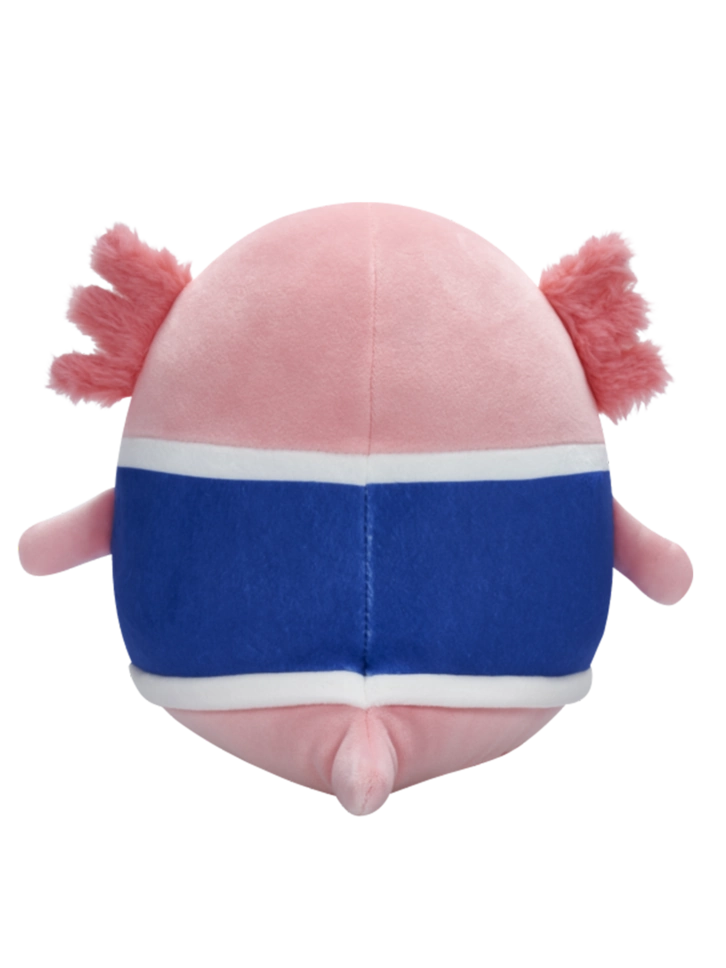 Lifestyle foto Squishmallows Aksolotl Archie z nogometnim dresom, 20 cm