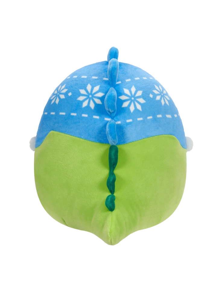 Potešte sa týmto kúskom Dedoles Squishmallows Zeleni dinozaver Danny z modro kapo, 20 cm