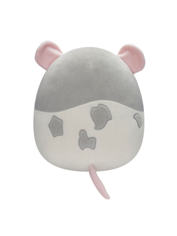 Foto SQUISHMALLOWS Rusty, a szürke-fehér patkány, 30 cm