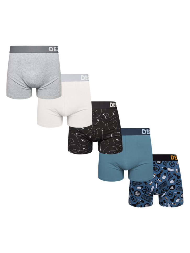 Hľadáte originálny a nezvyčajný darček? Obdarovaného zaručene prekvapí Boxer aderenti da uomo in confezione da 5 - Tra le nuvole