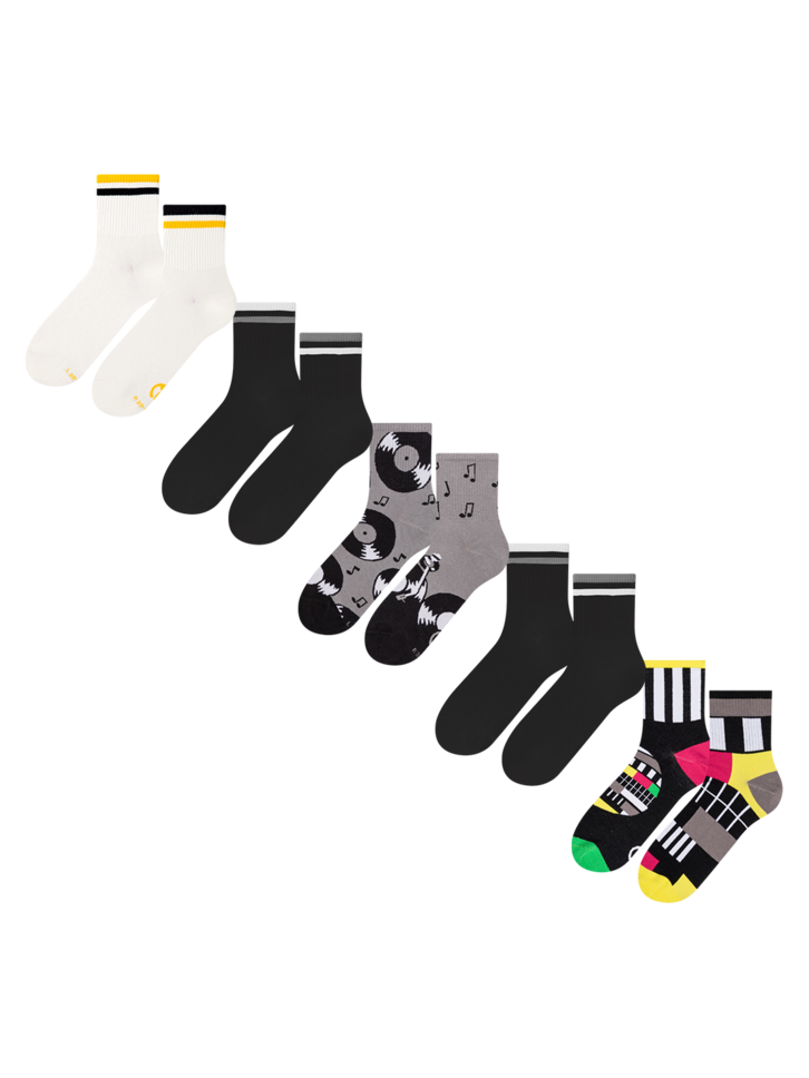 Výpredaj Комплект от 5 чифта дълги чорапи – Ретро