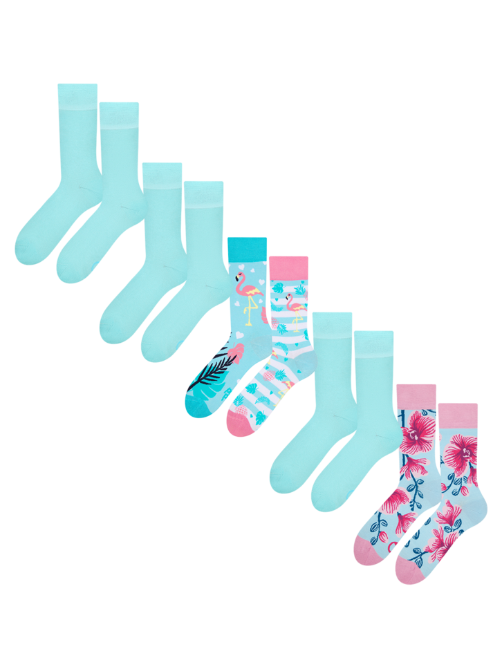 ОТСТЪПКА Комплект от 5 чифта чорапи – Пастелно настроение