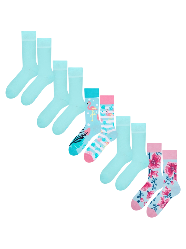 Zľava 5-paar sokkenset – Pastel