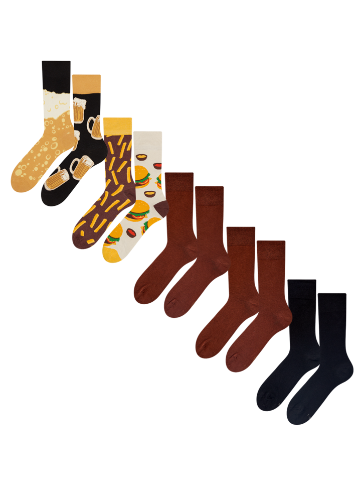 Výpredaj Комплект от 5 чифта чорапи – Време за бира
