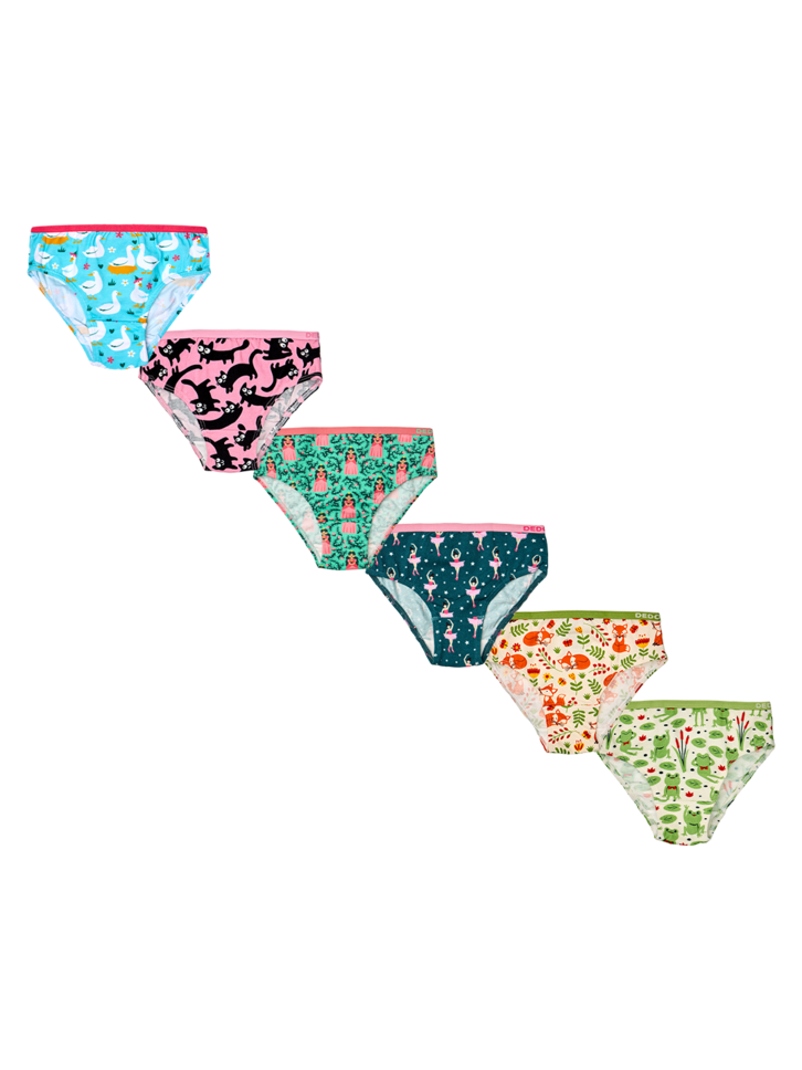 Lifestyle-Foto Höschen für Mädchen 6er-Pack – Zauberwelt