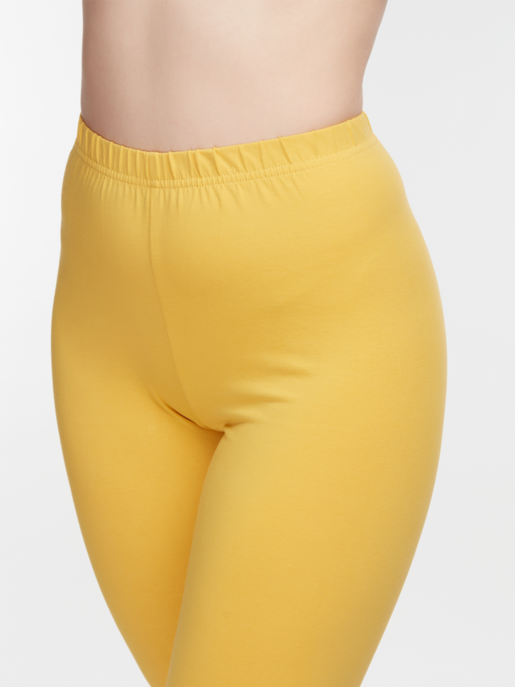 legging jaune moutarde