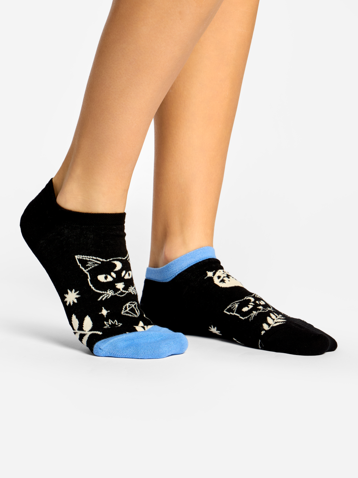 Výnimočný darček od Dedoles Calzini sneaker Buonumore Gatto e luna