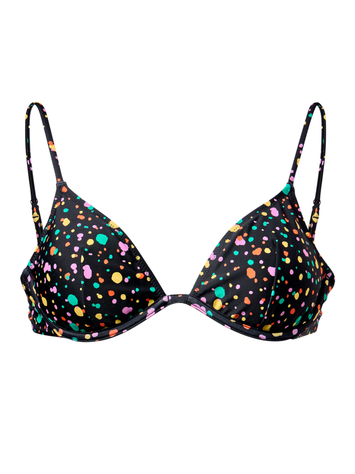 Pomysły na prezenty Usztywniana góra od bikini Kolorowe krople