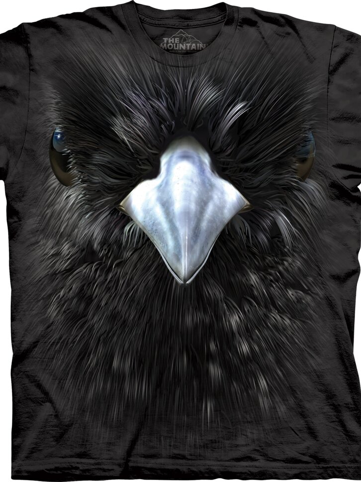 Pre dokonalý a originálny outfit Tričko Tvár čierneho vtáka