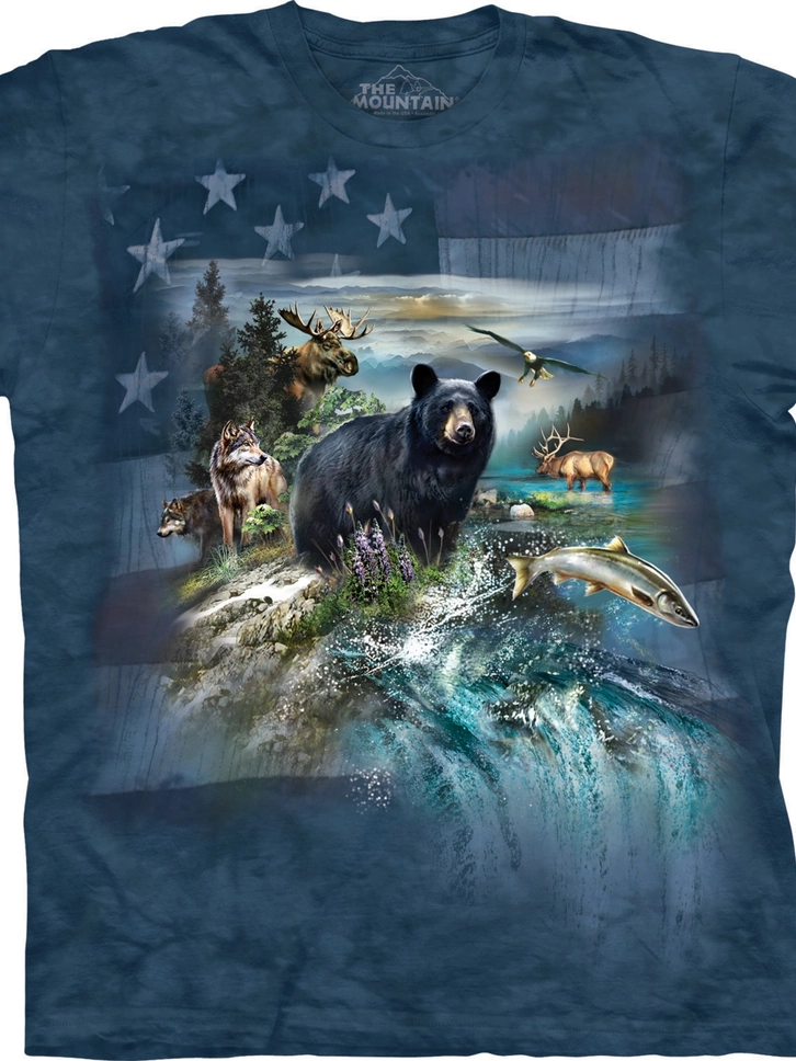 Lifestyle foto Tričko Zvieratá v Amerike