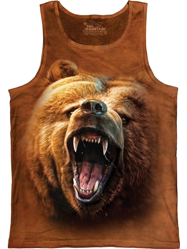 Hľadáte originálny a nezvyčajný darček? Obdarovaného zaručene prekvapí Tielko Zúrivý Medveď Grizzly