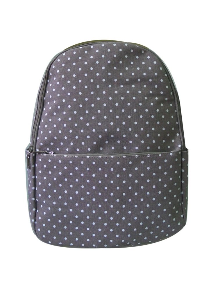 Obrázok produktu Sivý bodkovaný ruksak s jedným vreckom
