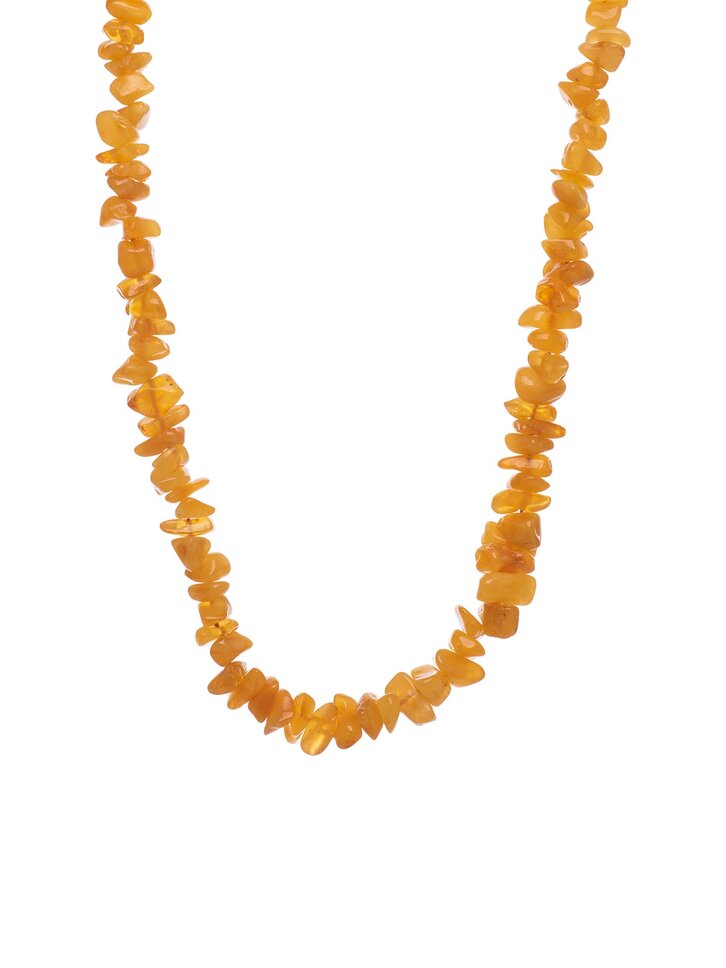 Obrázok produktu Náhrdelník Jantár mliečny jemnozrnný - kameň spokojnosti