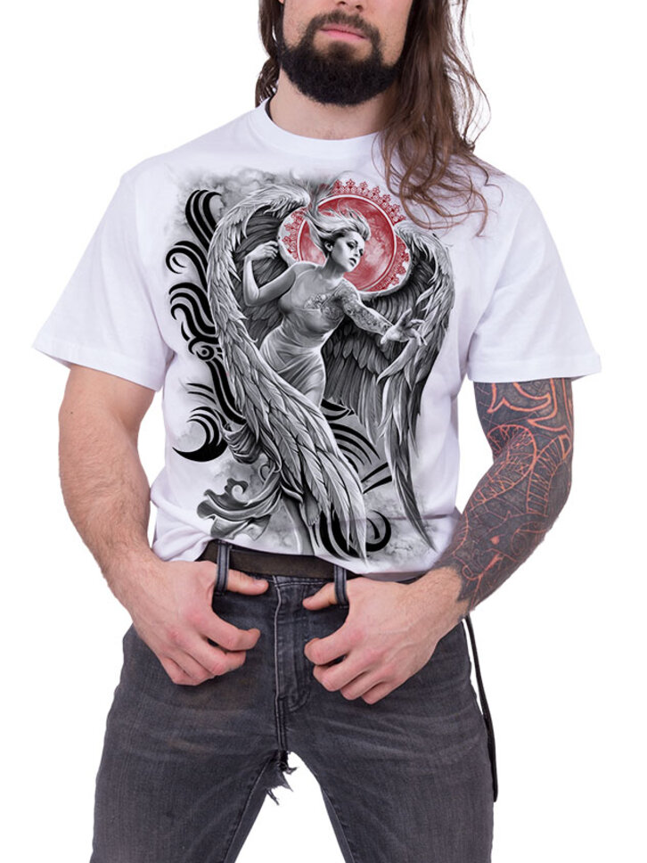 Hľadáte originálny a nezvyčajný darček? Obdarovaného zaručene prekvapí Biele tričko Anjelská beznádej