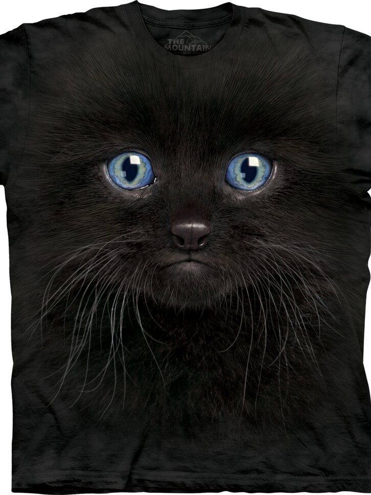 Výnimočný darček od Dedoles Tričko Tvár čierneho mačiatka