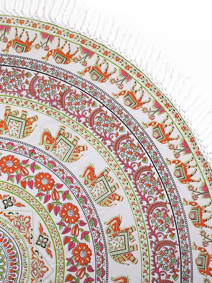 Výnimočný darček od Dedoles Okrúhla plážová plachta Východ slnka 