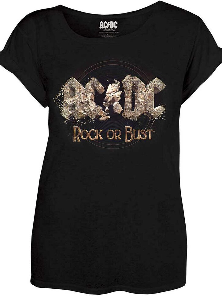 Pre dokonalý a originálny outfit Dámske tričko AC/DC Ladies Tee: Rock or Bust 